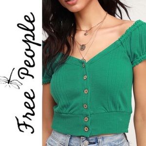 (Sold) Free People brighter days front button